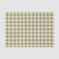 Cute Rétro Olive Green En vichy Plaid Motif