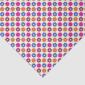 Papier Mousseline Cute Retro Penny Flower Pattern (Détail)