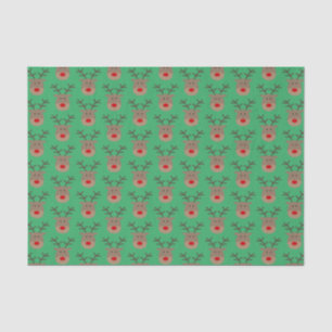 Papier Mousseline Cute Rudolf le renne remplissage cadeau de Noël