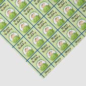 Papier Mousseline Cute Safari Singe Joyeux Motif d'anniversaire (Détail)