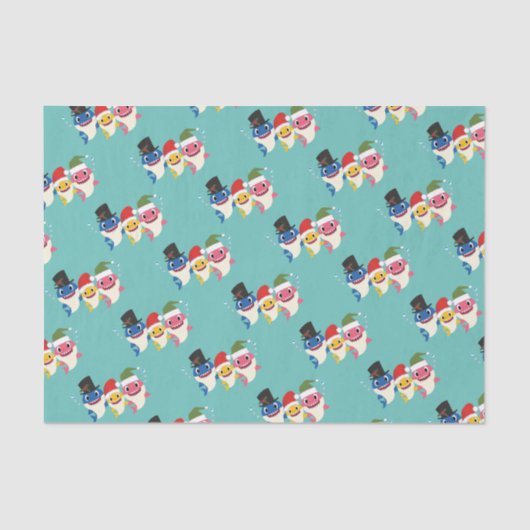 Papier Mousseline Cute Shark 🦈 Fun Fab Kids Super Ocean (Recto)