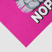 Papier Mousseline Cute Sleeping Koala “Nope” Funny Cartoon (Détail)