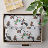 Papier Mousseline Cute Snowman (Cadeau)