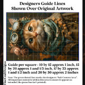 Papier Mousseline Cute Steampunk Chat Whimsical Attire AY1 Découpage