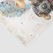 Papier Mousseline Cute Steampunk Flying Dachshund AW2 Découpage (Détail)