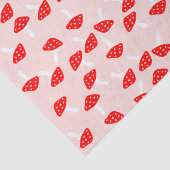 Papier Mousseline Cute Toadstool Champignons Papier Tissu (Détail)