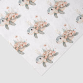 Papier Mousseline Cute Turtle (Détail)