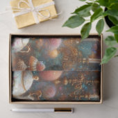 Papier Mousseline Cute Tuxedo Chat et Souris Imaginaire Decoupage. (Cadeau)