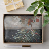 Papier Mousseline Cute Tuxedo Kitten Cat de Noël Découpage (Cadeau)