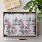 Papier Mousseline Cute Vampire Panda Bats Ghost White Halloween (Cadeau)