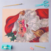 Papier Mousseline Cute vinification santa claus 2 (Artisanat)