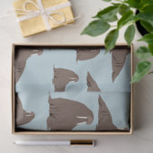 Papier Mousseline Cute Walrus Motif (Cadeau)