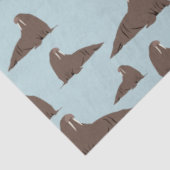 Papier Mousseline Cute Walrus Motif (Détail)