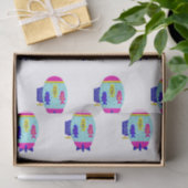 Papier Mousseline Cute Zebra Fish in a Zeppelin (Cadeau)