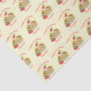 Papier Mousseline Cutie Pie Anniversaire Fête Enfants Cherry