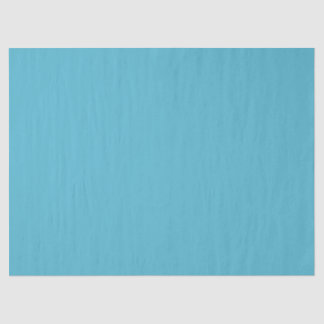 Papier Mousseline Cyan doux