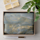 Papier Mousseline Cyber Dragon Warrior Woman (Cadeau)