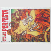 Papier Mousseline Cycles Perfecta, Mucha (Recto)