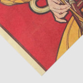 Papier Mousseline Cycles Waverley, Mucha (Détail)