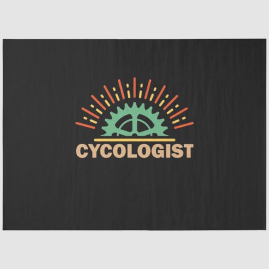 Papier Mousseline Cycologiste (Recto)