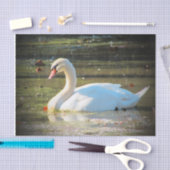 Papier Mousseline Cygne gracieux (Artisanat)