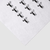 Papier Mousseline Cygne noir et blanc (Détail)