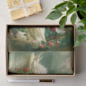 Papier Mousseline Cygnes blancs (Cadeau)