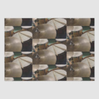 Cymbales à tambour et bâtons