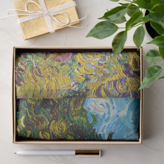 Papier Mousseline Cyprès, Van Gogh (Cadeau)