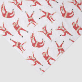 Papier Mousseline Dabing Père Noël Fun Motif de Noël (Détail)