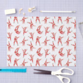 Papier Mousseline Dabing Père Noël Fun Motif de Noël (Artisanat)