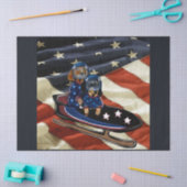 PAPIER MOUSSELINE DACHSHUND (Artisanat)