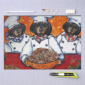 PAPIER MOUSSELINE DACHSHUND (Artisanat)