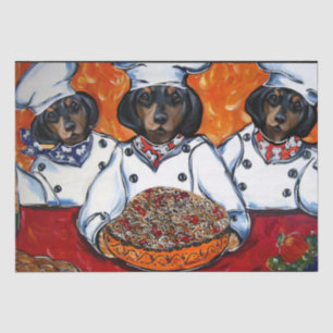 PAPIER MOUSSELINE DACHSHUND