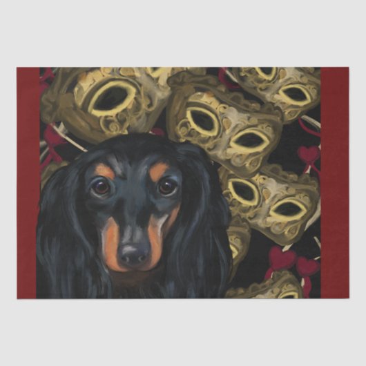 PAPIER MOUSSELINE DACHSHUND (Recto)