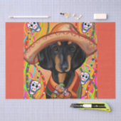 PAPIER MOUSSELINE DACHSHUND (Artisanat)