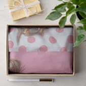 Papier Mousseline Dachshund à poil de découpage en rose (Cadeau)