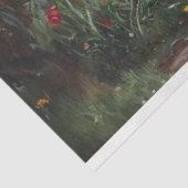 Papier Mousseline Dachshund avec une oie dans un dénouement de jardi (Détail)