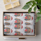 Papier Mousseline Dachshund Chien race Noël (Cadeau)