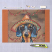Papier Mousseline Dachshund Cinco de Mayo (Artisanat)