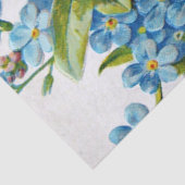 Papier Mousseline Dachshund et Forget-Me-Nots (Détail)