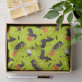 Papier Mousseline Dachshund Halloween (Cadeau)