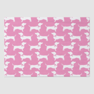 Papier Mousseline Dachshund Wiener Chien Chien Puppy Tissu Papier