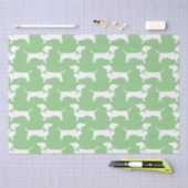 Papier Mousseline Dachshund Wiener Chien Chien Puppy Tissu Papier (Artisanat)