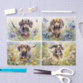 Papier Mousseline Dachshunds (Artisanat)