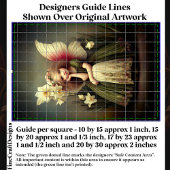 Papier Mousseline Daffodil Flower Fairy, Green DL5LF Decoupage