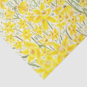 Papier Mousseline Daffodique Papier Tissu Fleur Jaune (Détail)