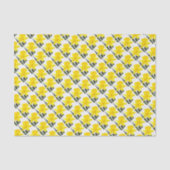 Papier Mousseline Daffodique simple Jaune Narcisse (Recto)