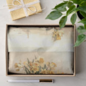 Papier Mousseline Daffodiques, Découpage (Cadeau)