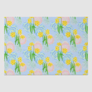 Papier Mousseline Daffodiques jaunes